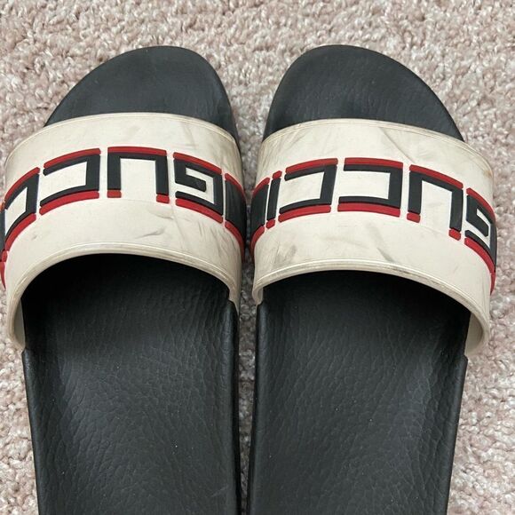 Men’s Gucci Nastro Sport Rubber Sandals - Picture 2 of 7